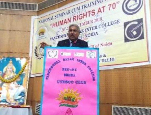 Training Seminar on “Human Rights at 70”, Noida, India