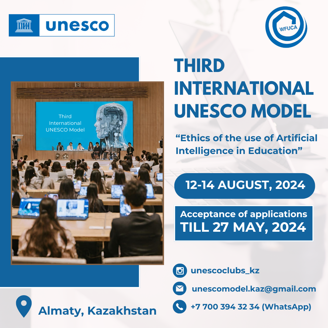 THE THIRD INTERNATIONAL UNESCO MODEL ON AI HAS BEEN LAUNCHED BY  ASSOCIATIONS AND CLUBS FOR UNESCO MOVEMENT